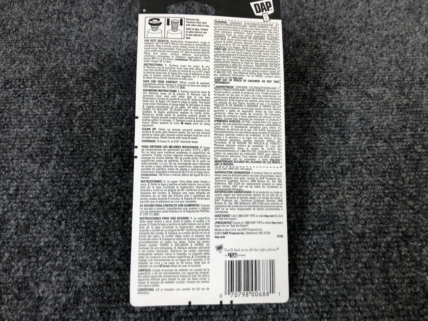 2250 Bunny Abode Condo Silicone Sealant