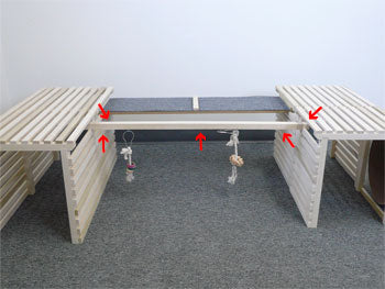 5425 Bunny Playland - 30 inch TOY BAR